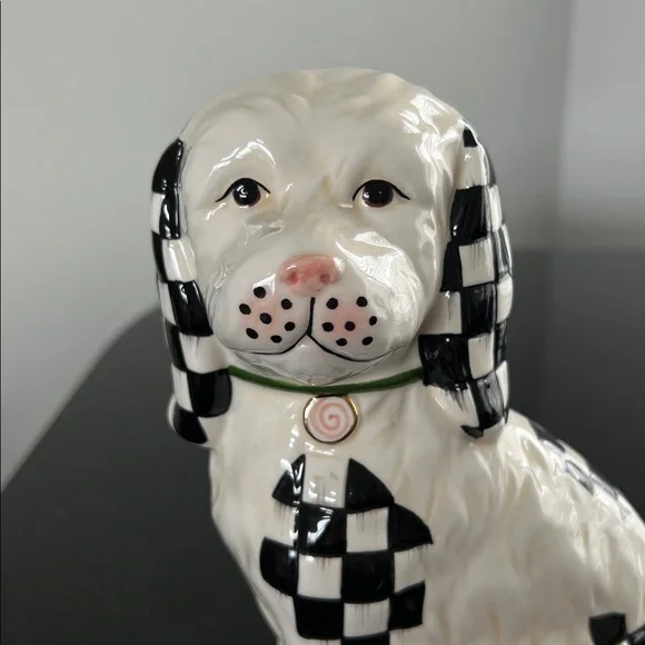 MacKenzie-Child’s Ceramic Staffordshire Dog Figurine - Picture 5 of 10